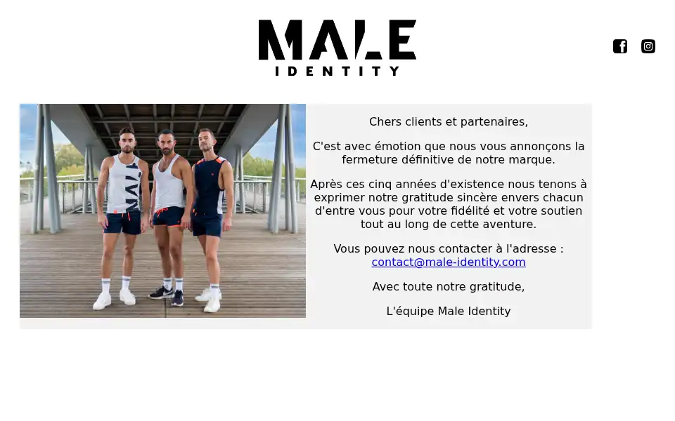 Screenshot of male-identity.com