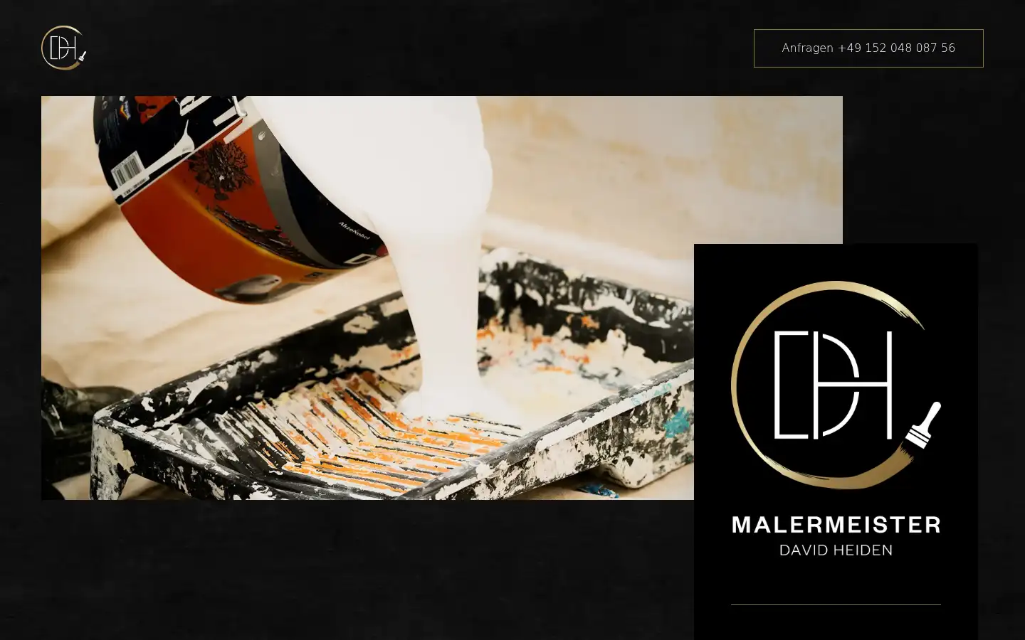 Screenshot of malermeister-heiden.de