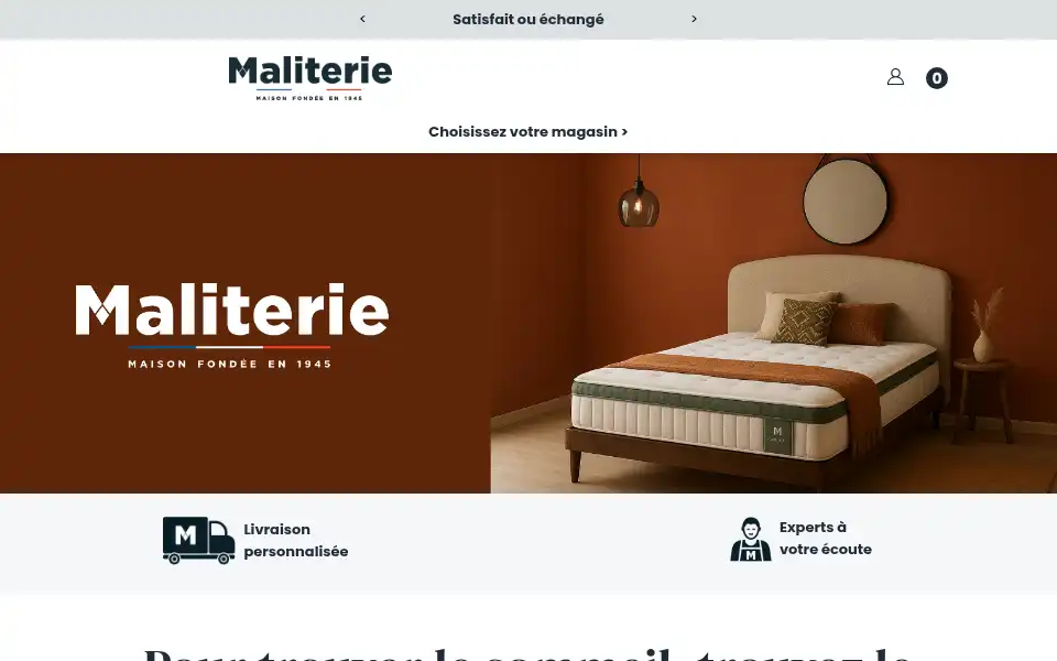 Screenshot of maliterie.com