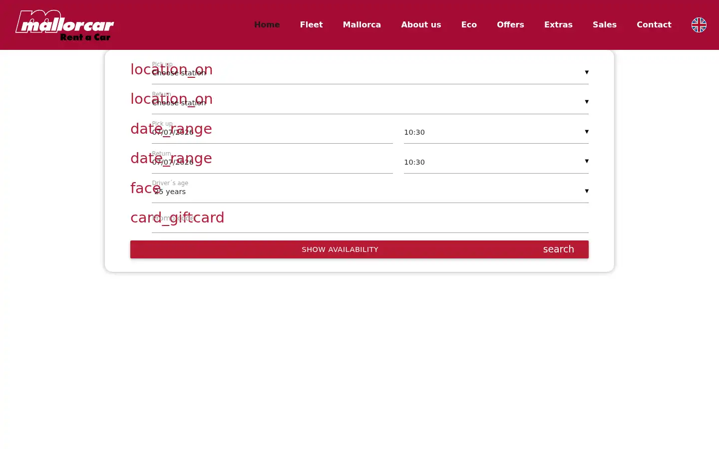 Screenshot of mallorcar.com