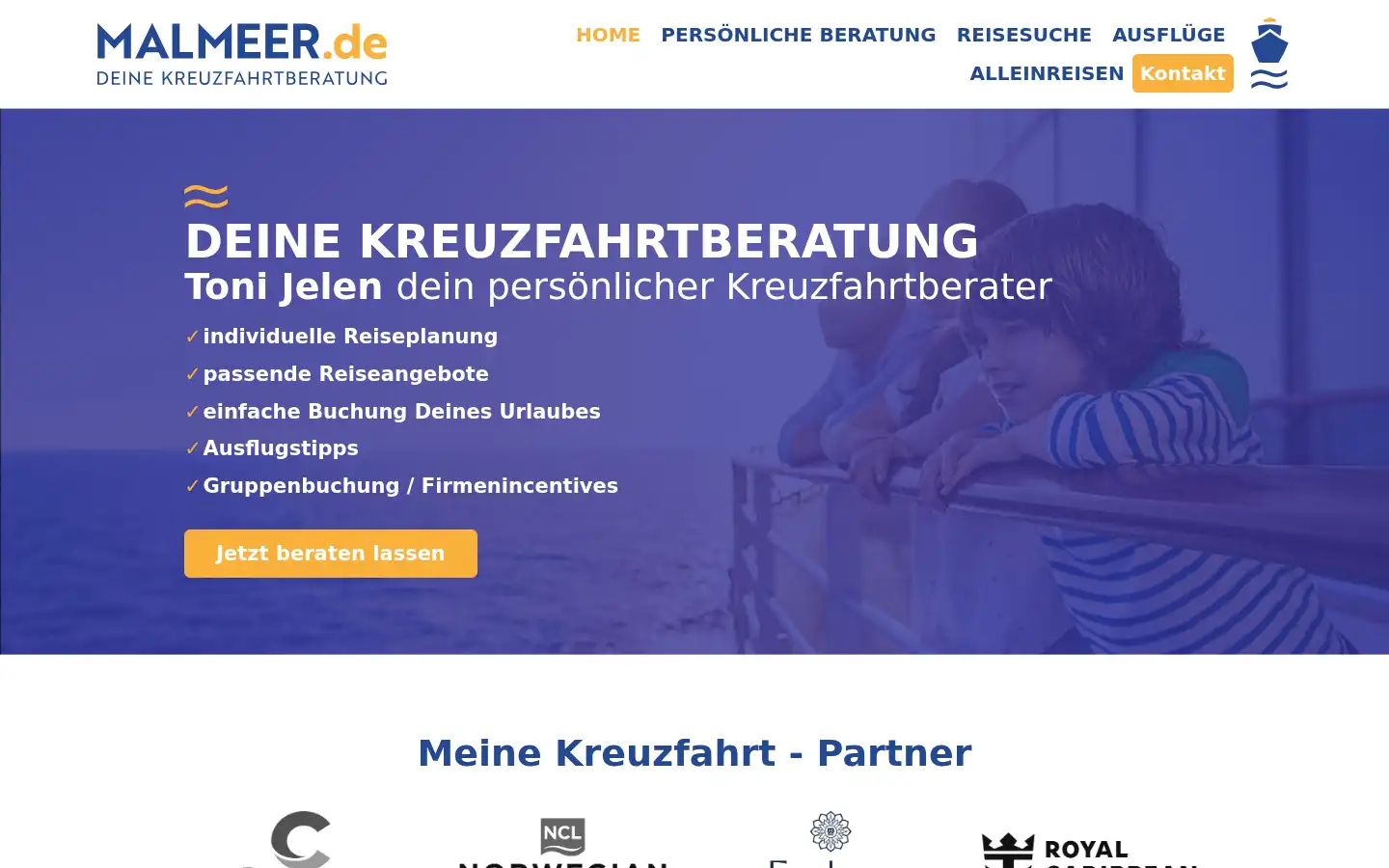 Screenshot of malmeer.de
