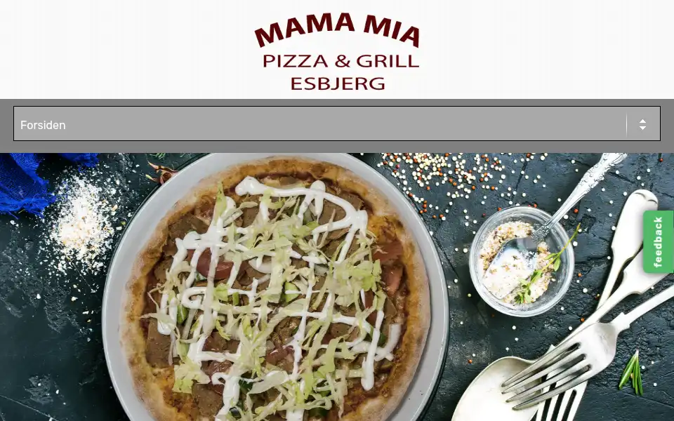 Screenshot of mama-mia.dk