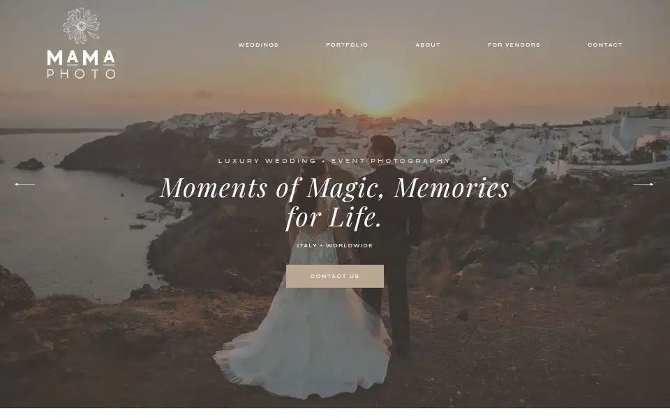 Screenshot of mamaphoto.it