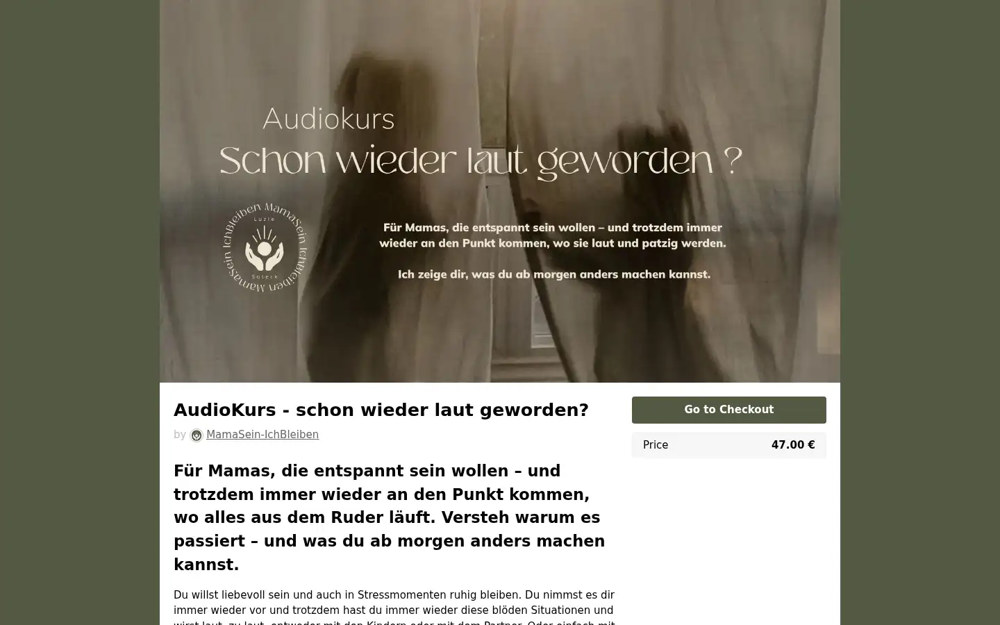 Screenshot of mamasein-ichbleiben.de