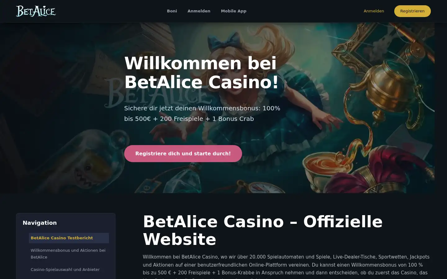 Screenshot of mamigut.de