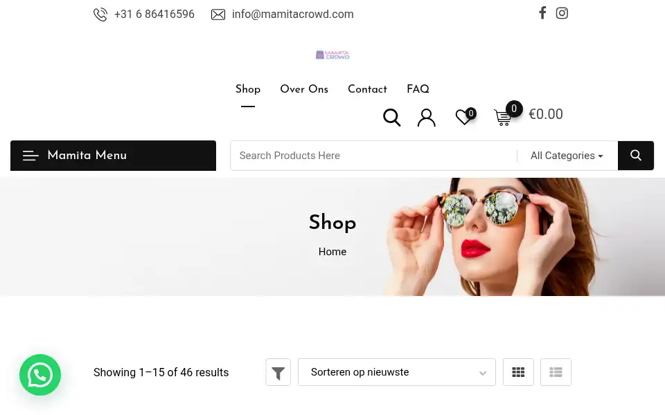Screenshot of mamitacrowd.com