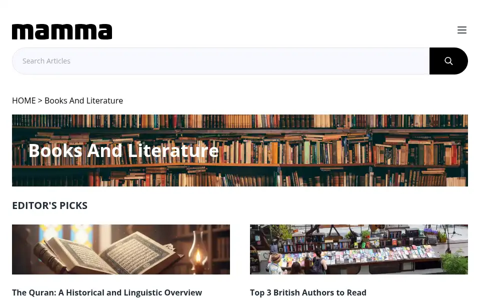 Screenshot of mamma.com