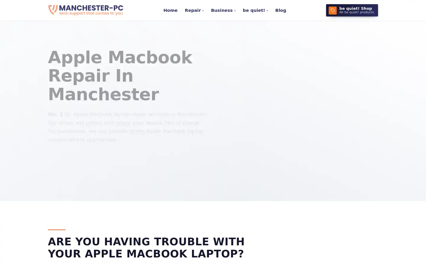 Screenshot of manchester-pc.co.uk