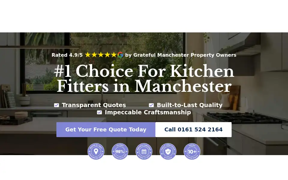 Screenshot of manchesterkitchenfitters.co.uk