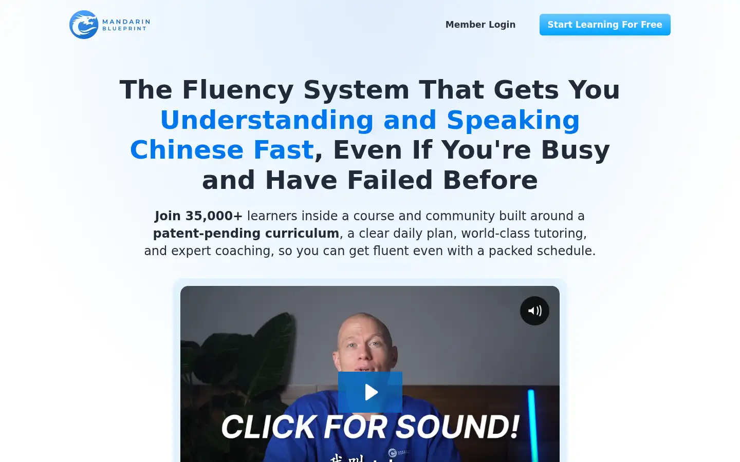 Screenshot of mandarinblueprint.com