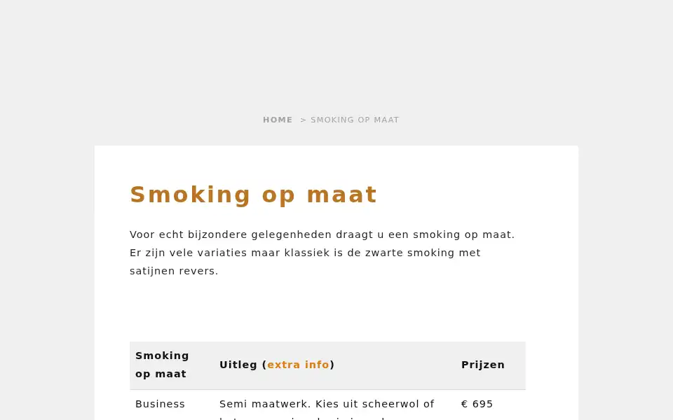 Screenshot of mandemaker-maatpak.nl