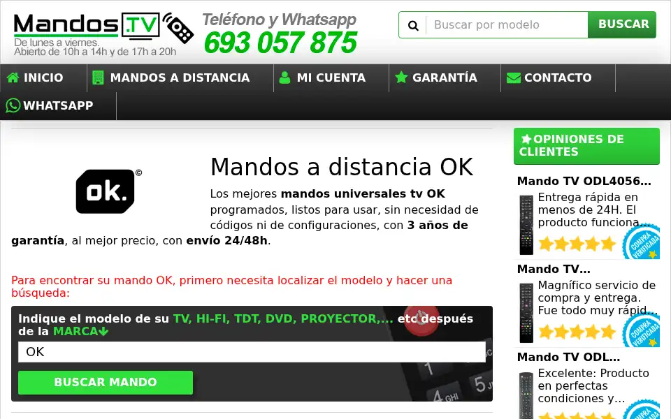 Screenshot of mandos.tv