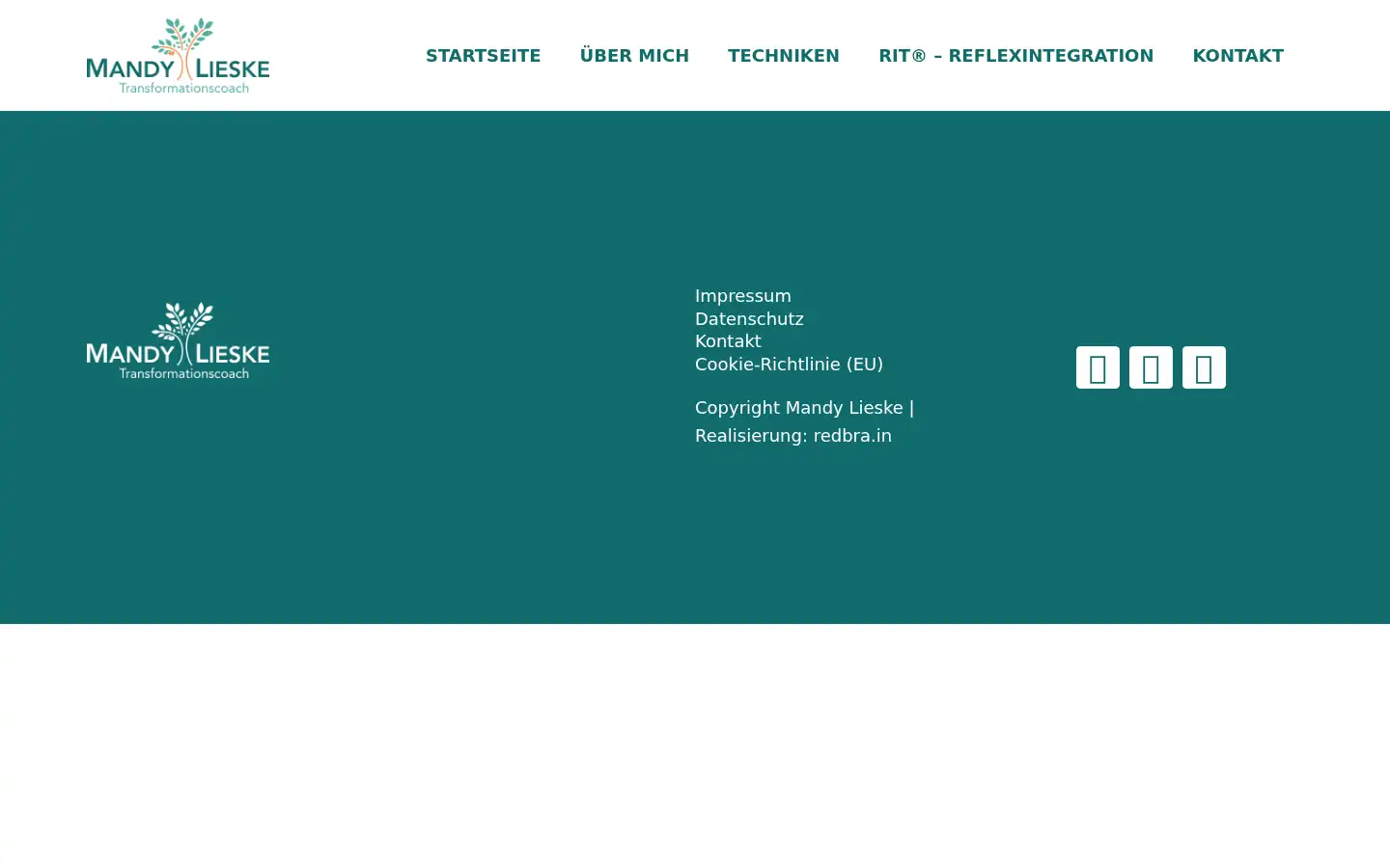 Screenshot of mandylieske.de