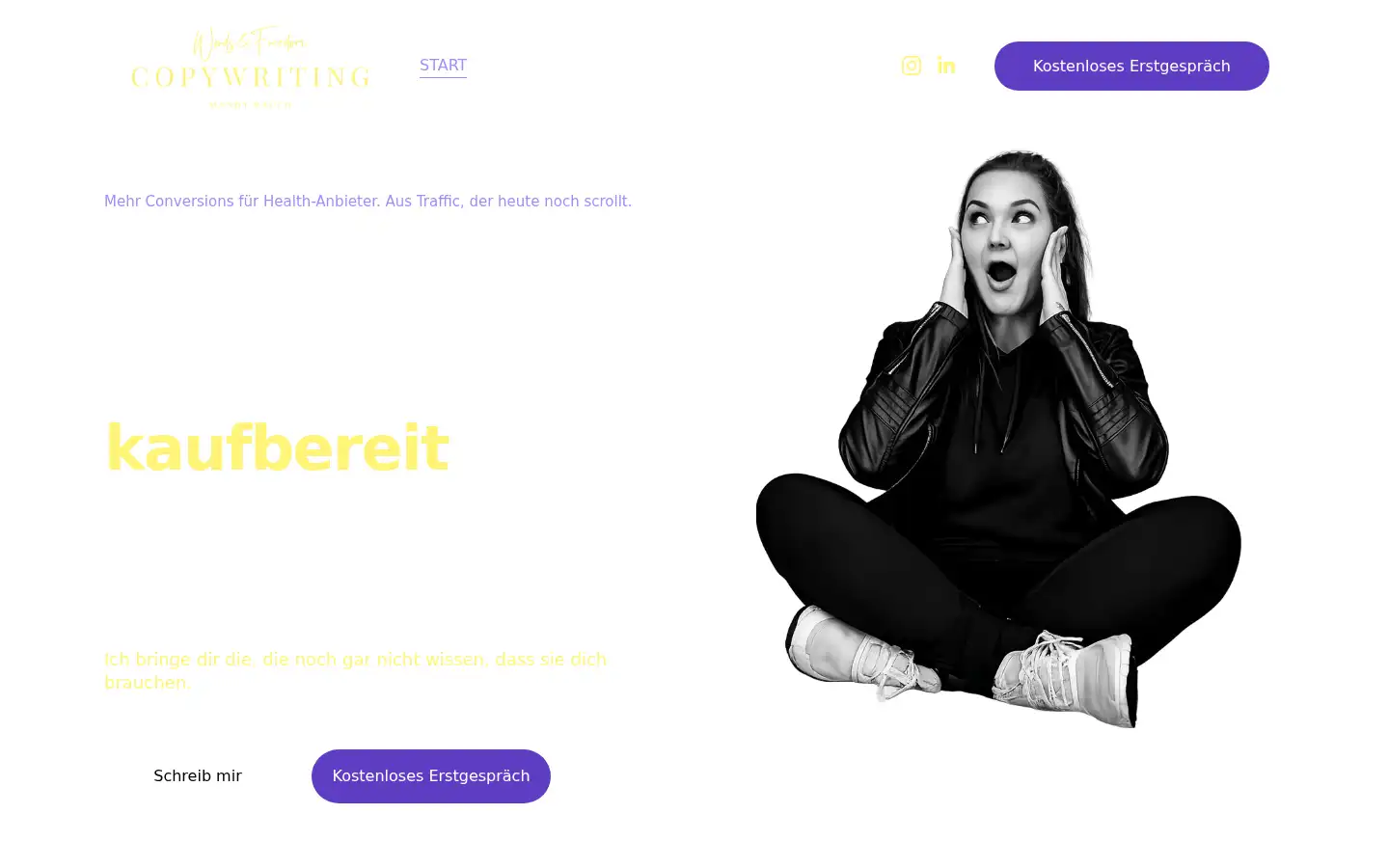 Screenshot of mandyrauch.de