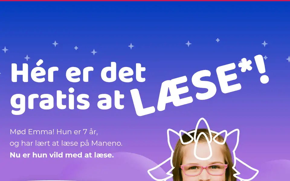 Screenshot of maneno.dk