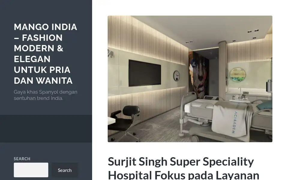 Screenshot of mango-india.com