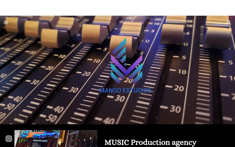 Screenshot of mangoestudios.com