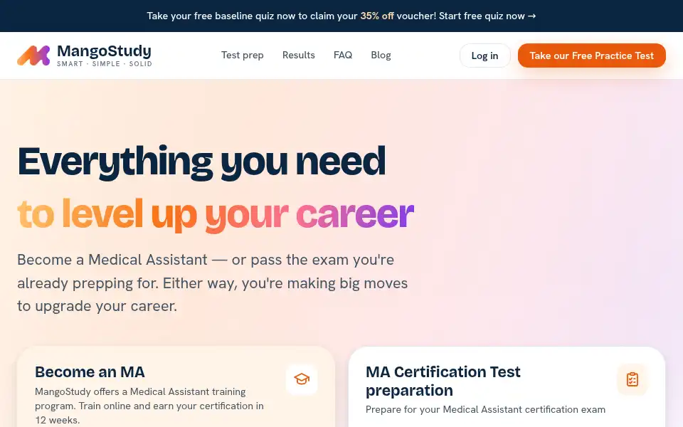Screenshot of mangostudy.org