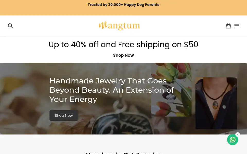 Screenshot of mangtum.com