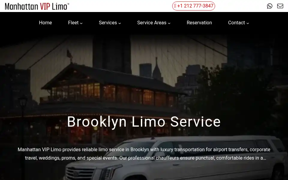 Screenshot of manhattanviplimo.com