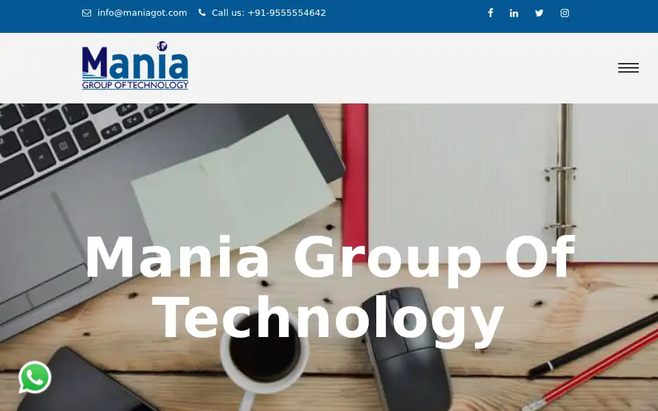 Screenshot of maniagot.com