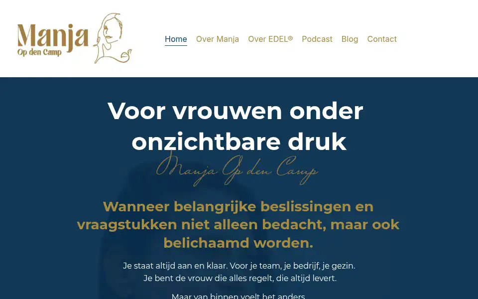 Screenshot of manjaopdencamp.com