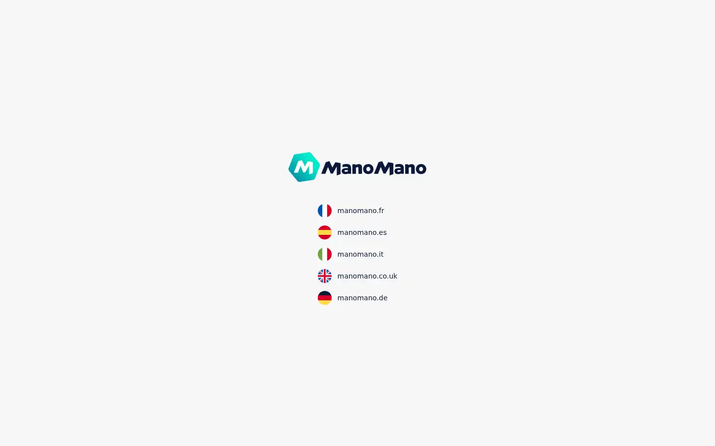 Screenshot of mano-mano.it