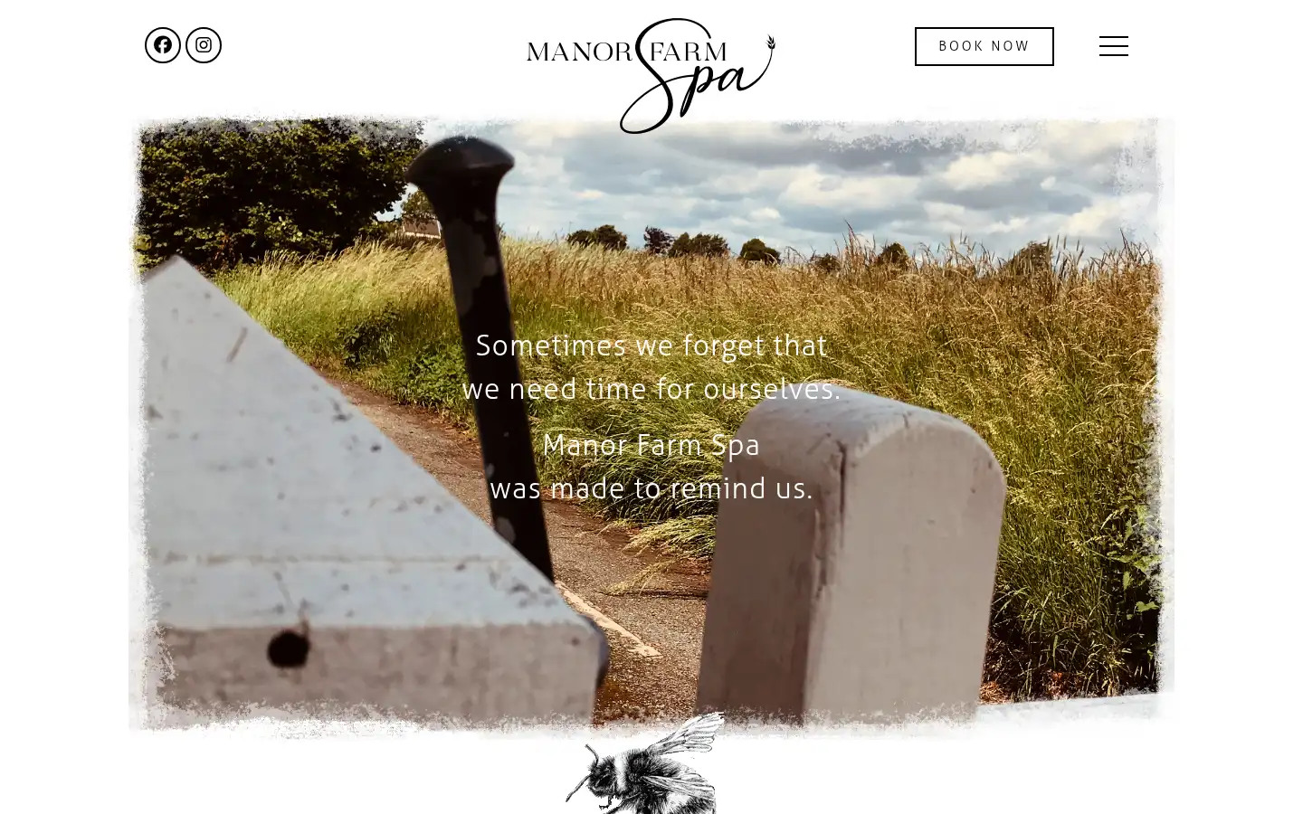 Screenshot of manorfarmspa.com