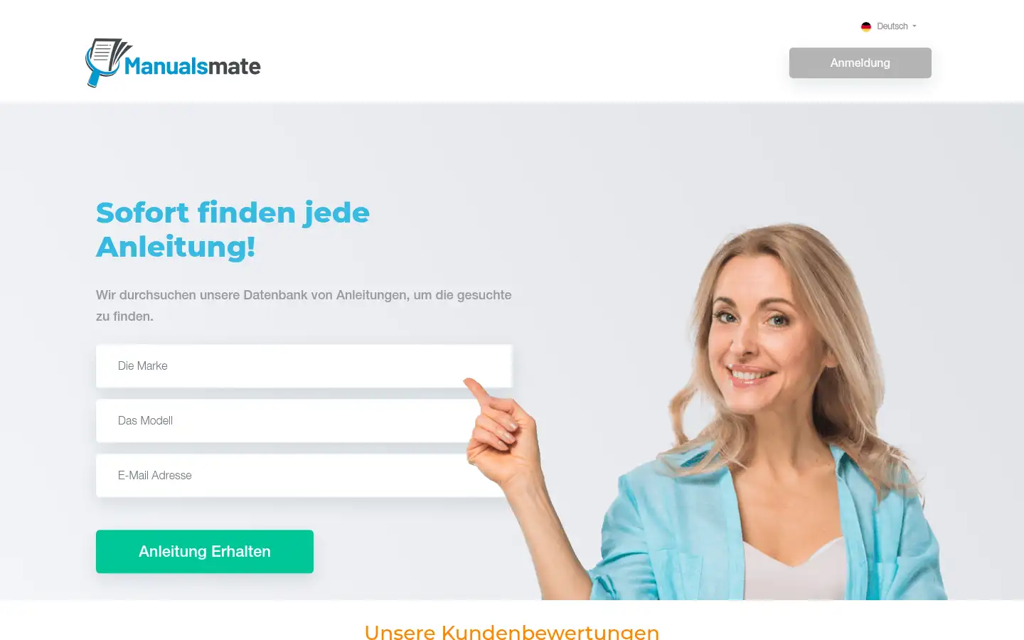 Screenshot of manualsmate.com