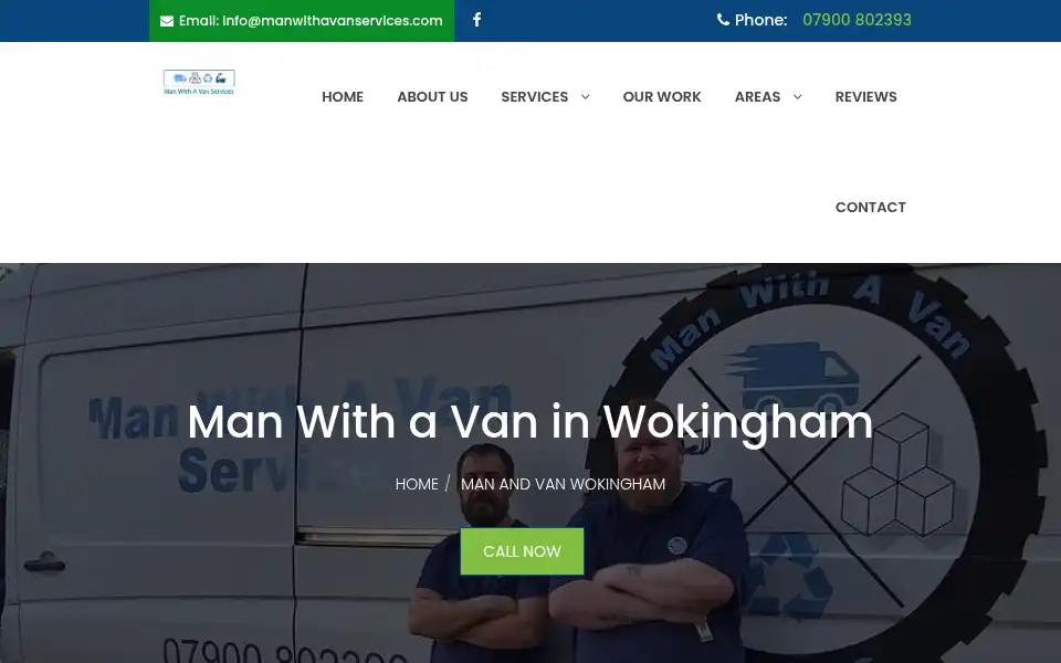 Screenshot of manwithavanservices.com