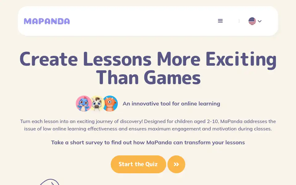 Screenshot of mapanda.com