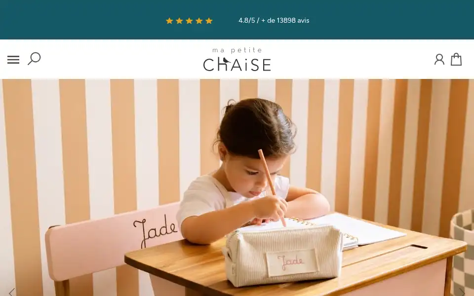 Screenshot of mapetitechaise.com