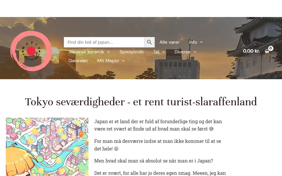 Screenshot of mapio.dk