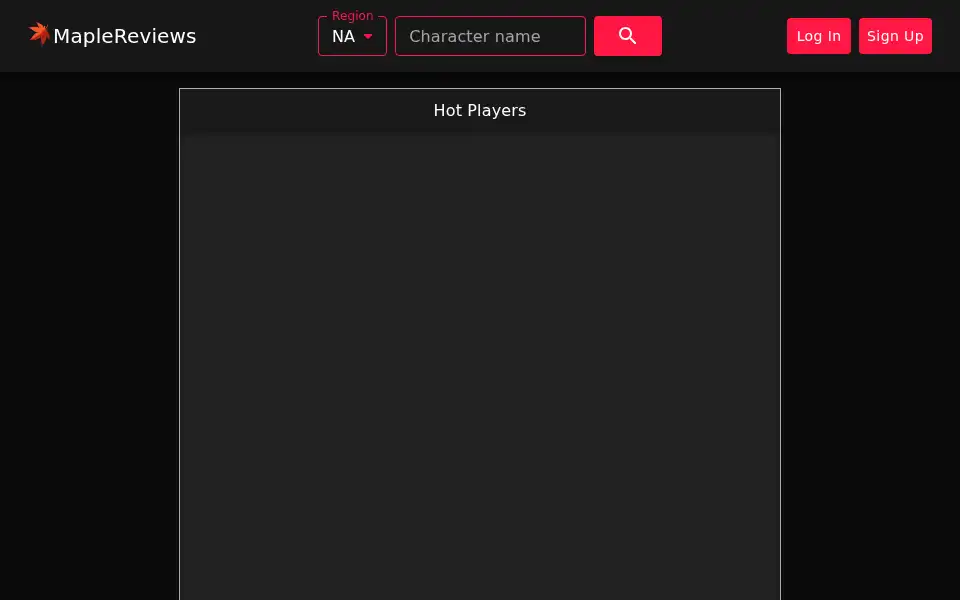 Screenshot of maplereviews.onrender.com