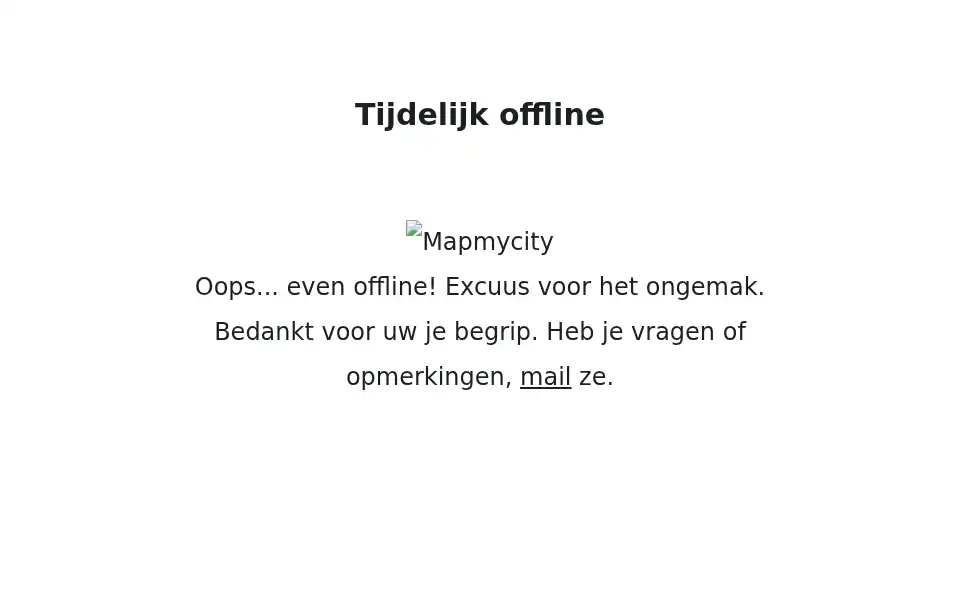 Screenshot of mapmycity.nl