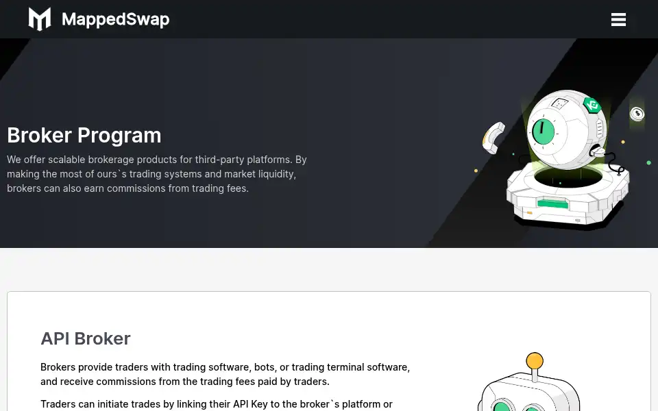Screenshot of mappedswap.com