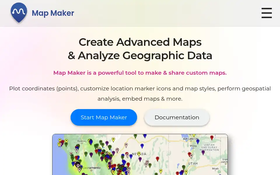 Screenshot of maps.co