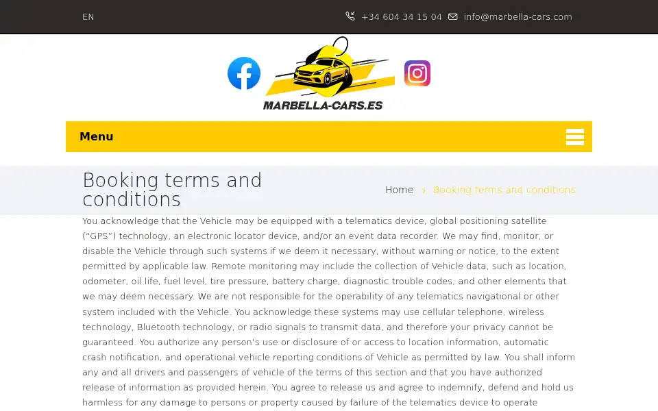 Screenshot of marbella-cars.es