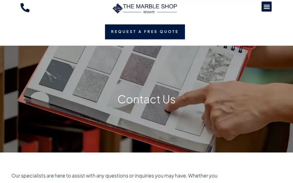 Screenshot of marble-shop.co.uk