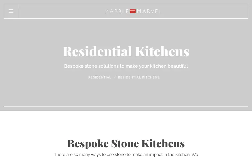 Screenshot of marble2marvel.co.uk