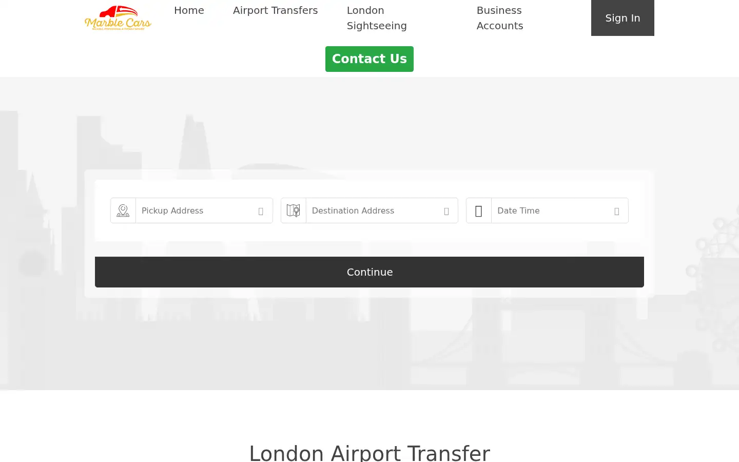 Screenshot of marblecars.co.uk