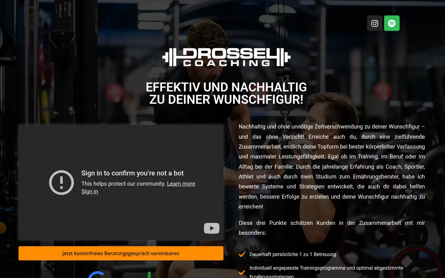 Screenshot of marcdrossel.de