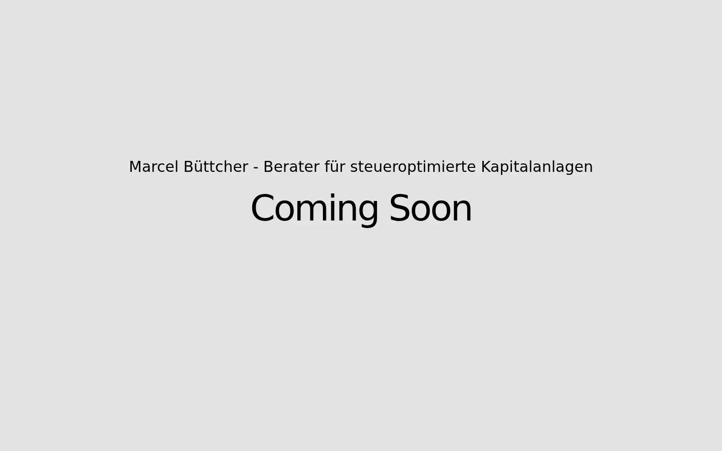 Screenshot of marcel-buettcher.de