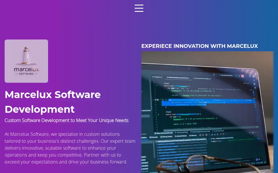 Screenshot of marcelux.com