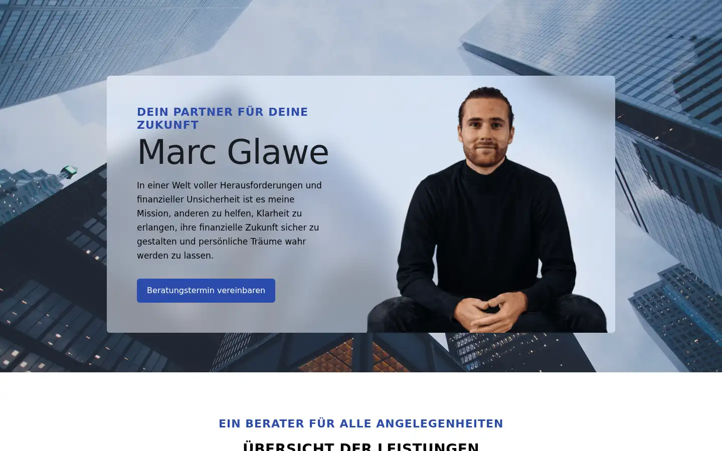 Screenshot of marcglawe.de