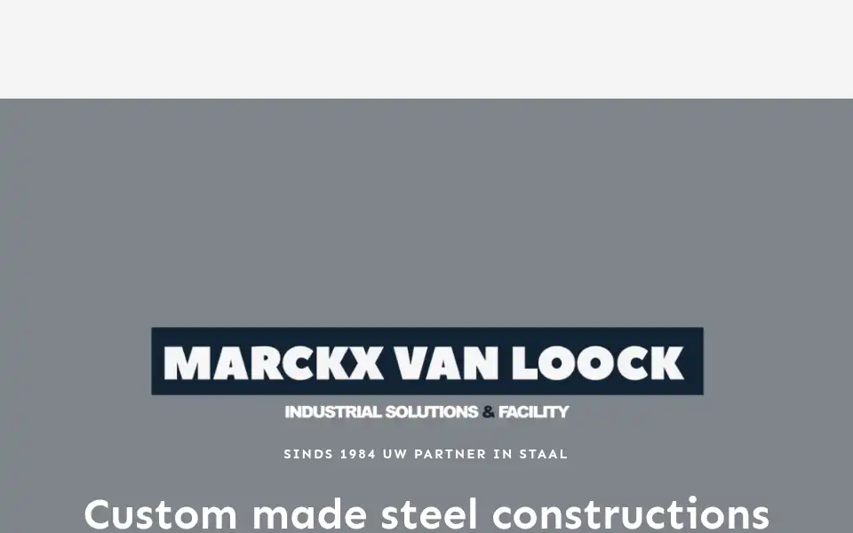 Screenshot of marckxvanloock.be