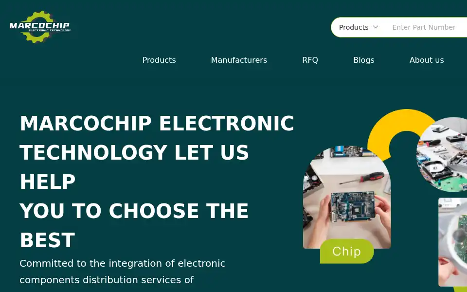 Screenshot of marcochip.com