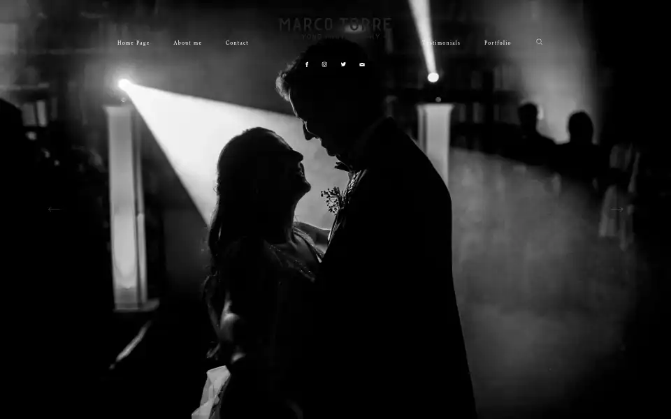 Screenshot of marcotorre.com