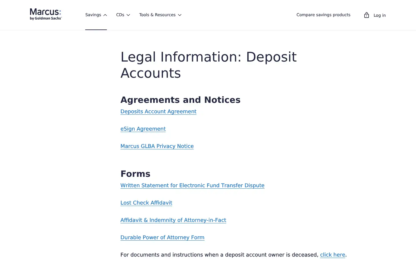 Screenshot of marcus.com