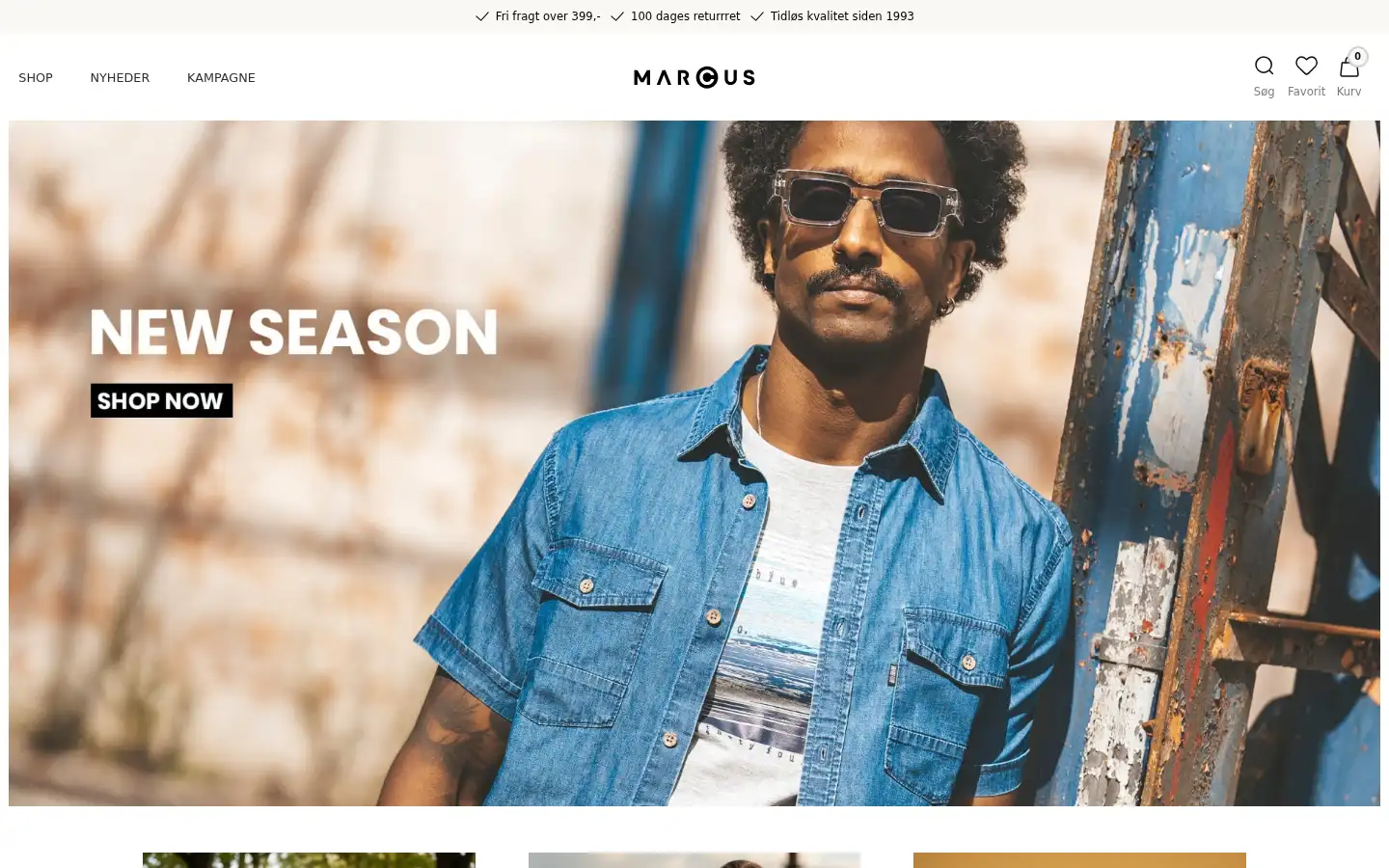 Screenshot of marcus.dk